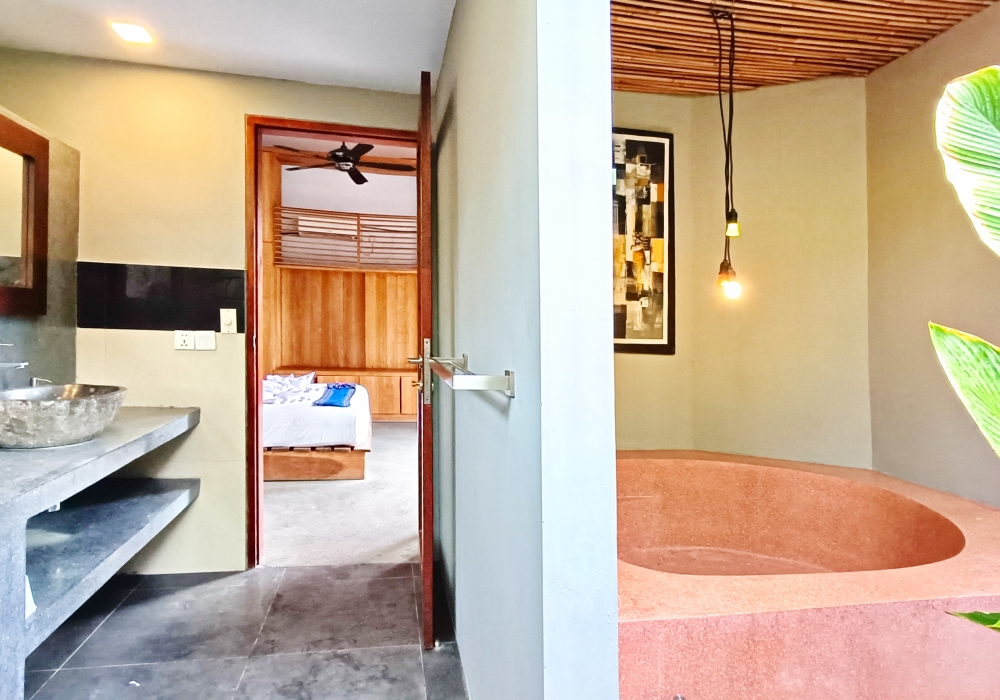 Interior view of deluxe