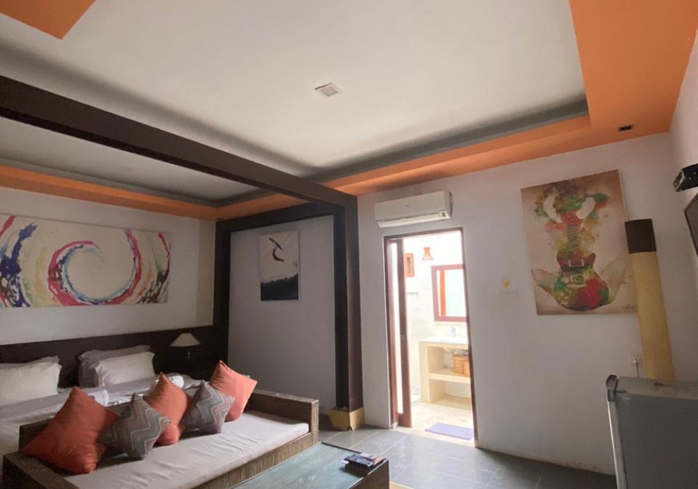 Interior view of deluxe